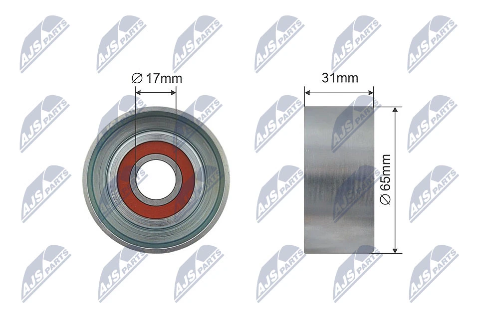 Tensioner Pulley, V-ribbed belt RNK-HY-001