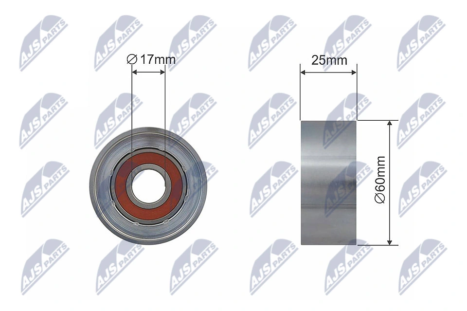 Tensioner Pulley, V-belt RNK-CT-045
