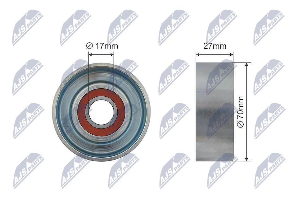 Tensioner Pulley, V-ribbed belt RNK-NS-037