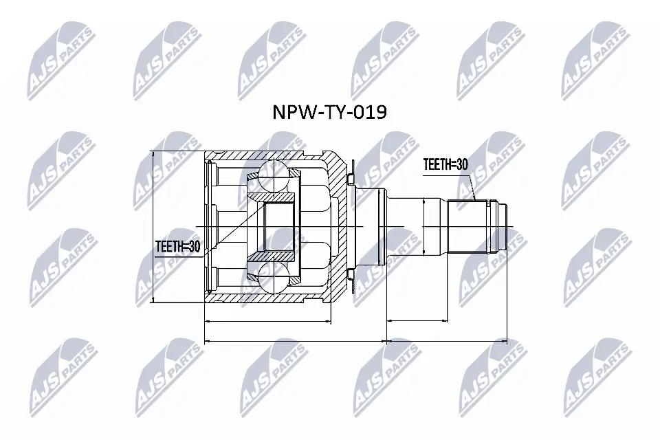 Joint Kit, drive shaft NPW-TY-019