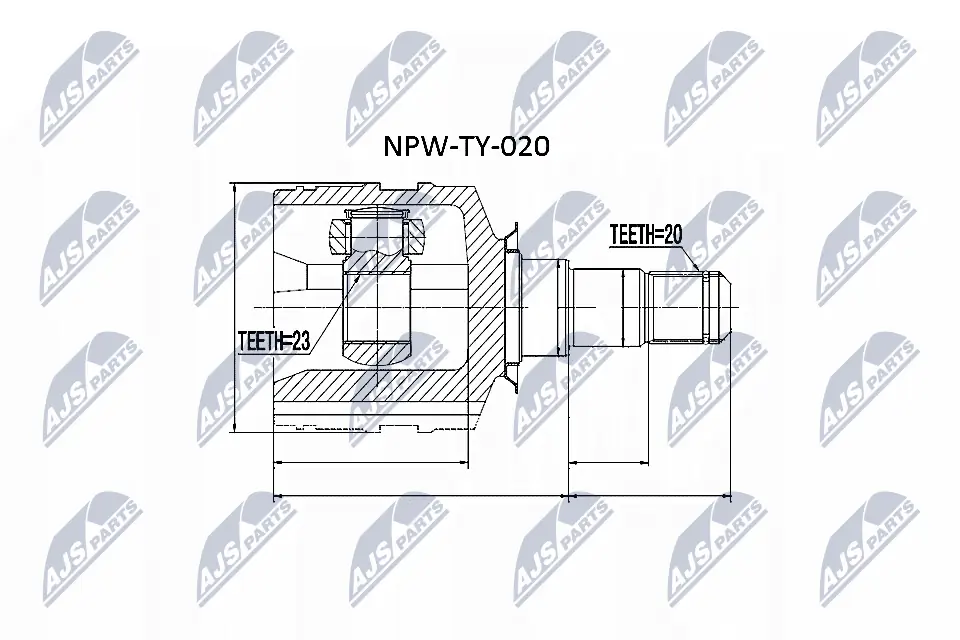 Joint Kit, drive shaft NPW-TY-020