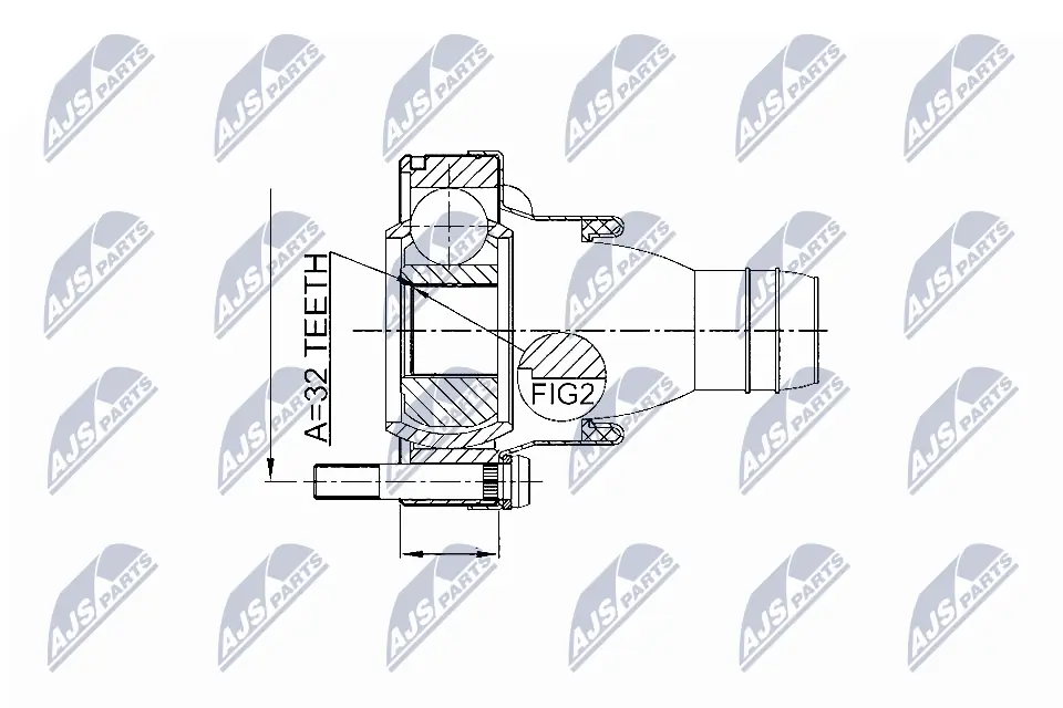 Joint, propshaft NPW-BM-002