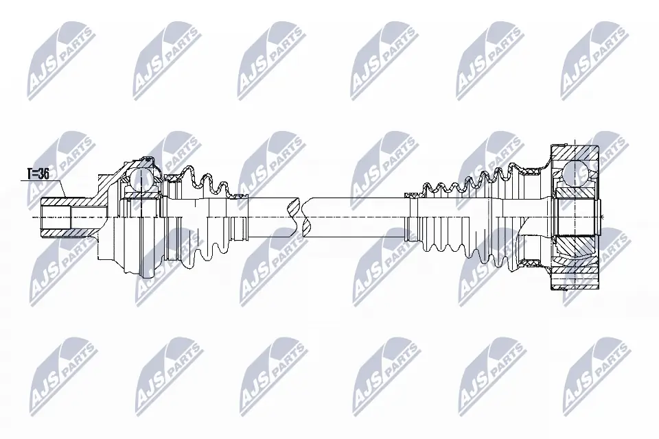 Drive Shaft NPW-VW-087