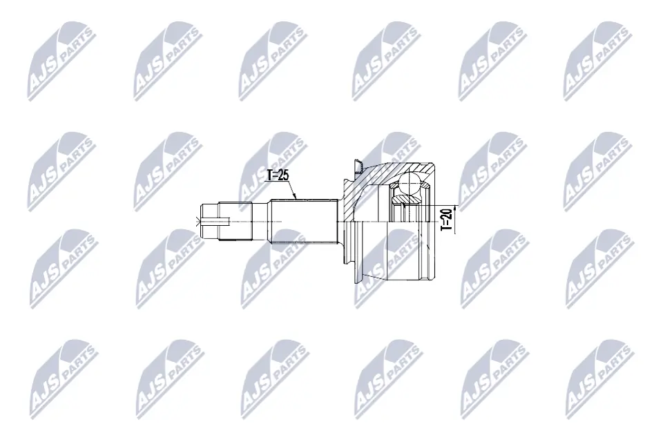 Joint Kit, drive shaft NPZ-PL-047