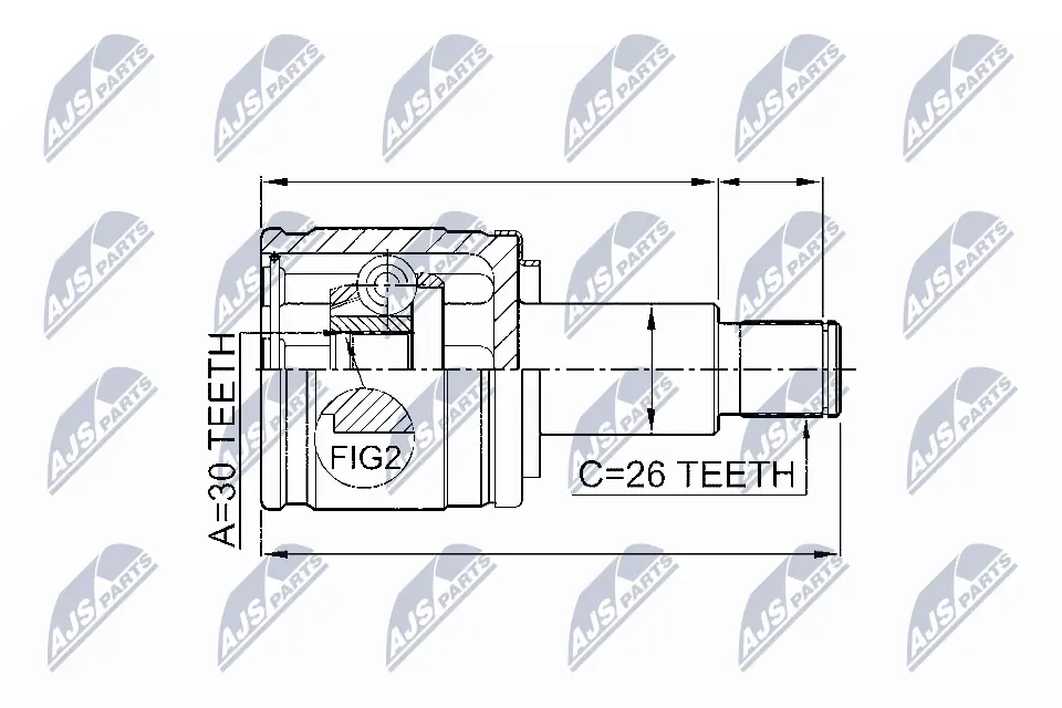 Joint Kit, drive shaft NPW-SU-009