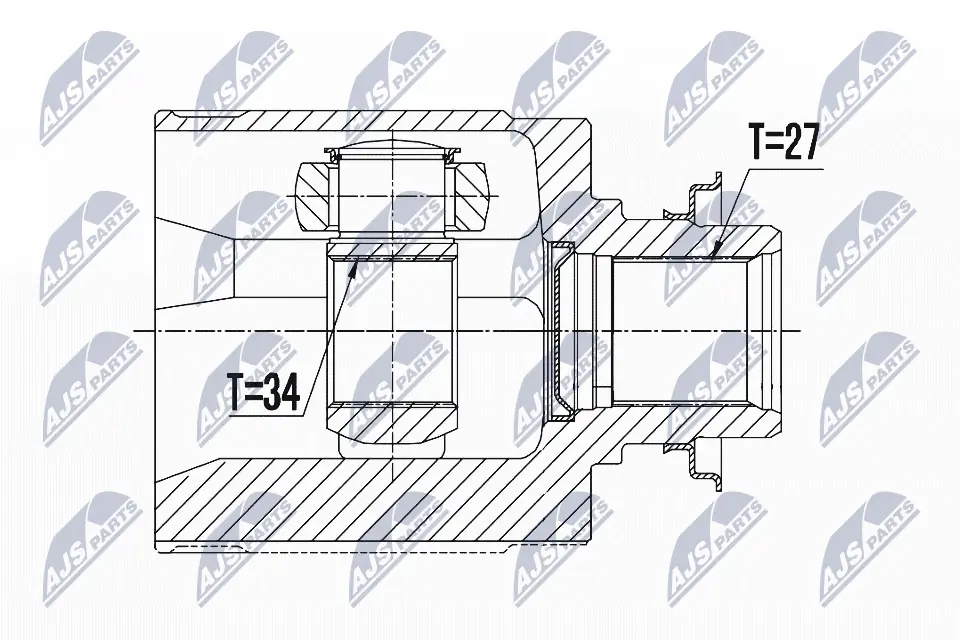 Joint Kit, drive shaft NPW-HD-030