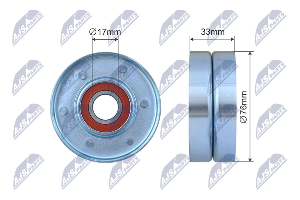 Tensioner Pulley, V-ribbed belt RNK-HD-029