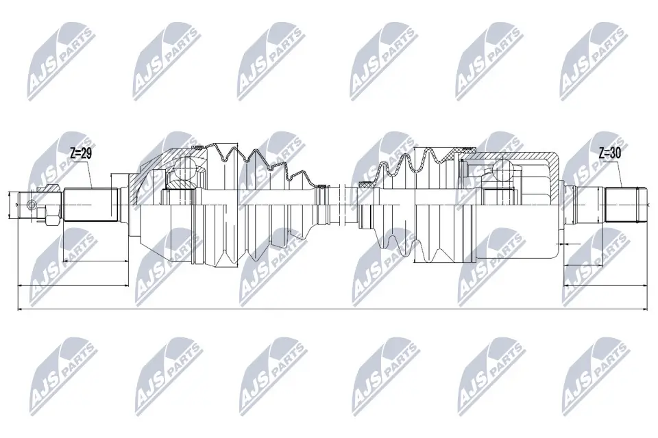 Drive Shaft NPW-NS-048