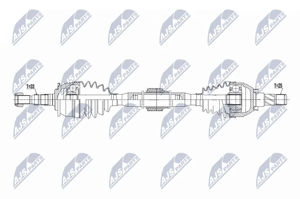 ドライブシャフト NPW-PL-155