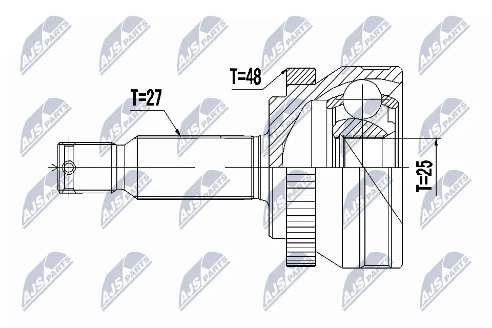 Joint Kit, drive shaft NPZ-HY-517