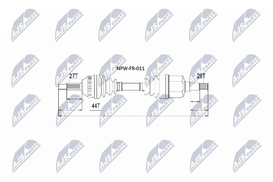 Drive Shaft NPW-FR-011
