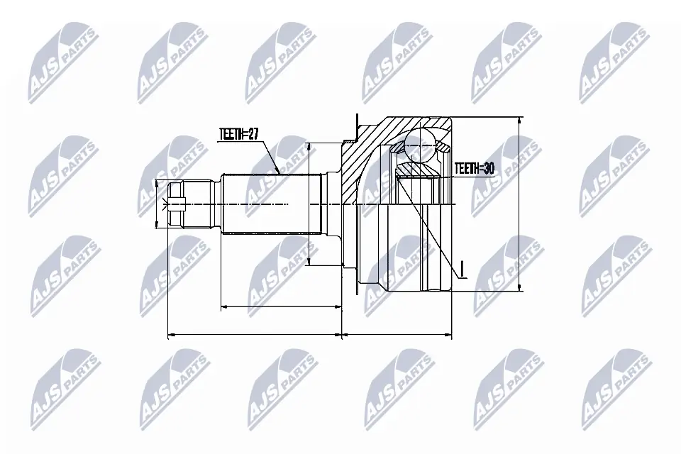 Joint Kit, drive shaft NPZ-SB-024