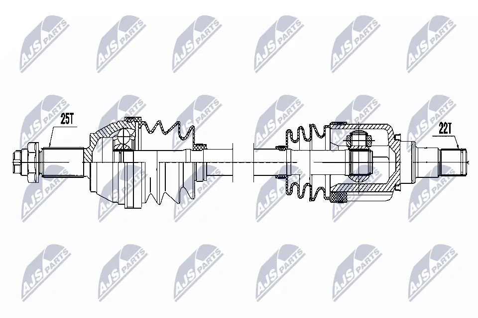 Drive Shaft NPW-FR-079