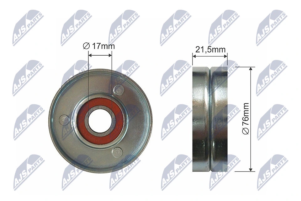 Tensioner Pulley, V-ribbed belt RNK-VW-010