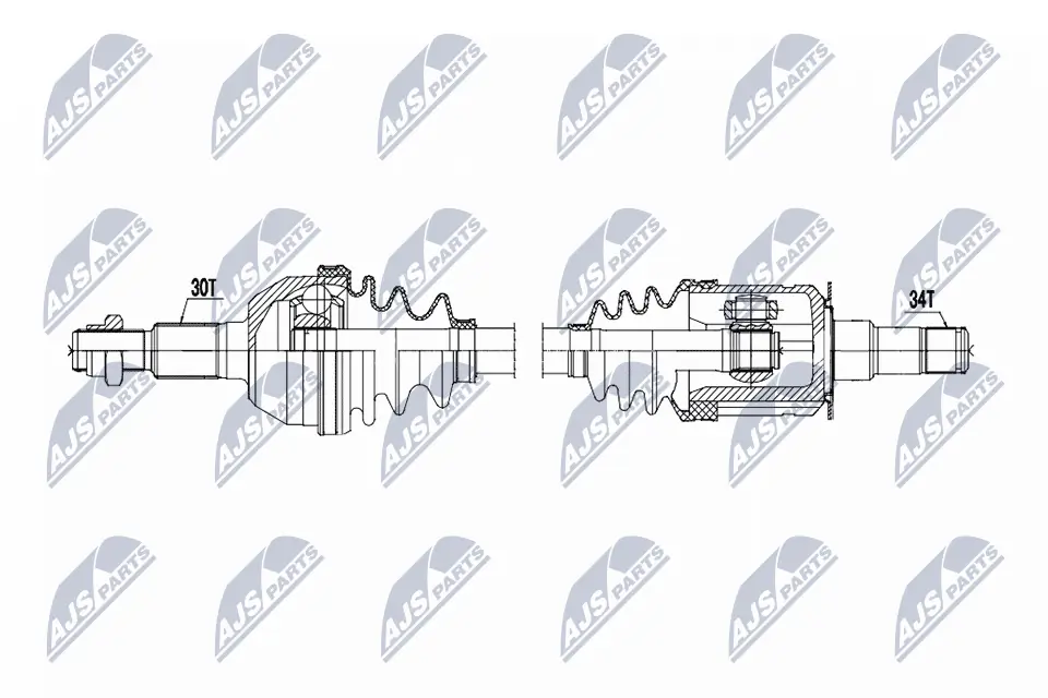 Drive Shaft NPW-CH-161