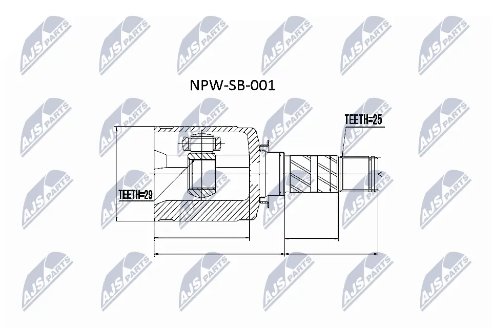 Joint Kit, drive shaft NPW-SB-001