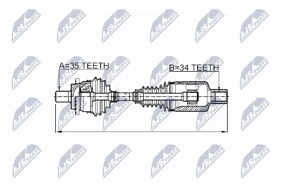 Drive Shaft NPW-ME-026
