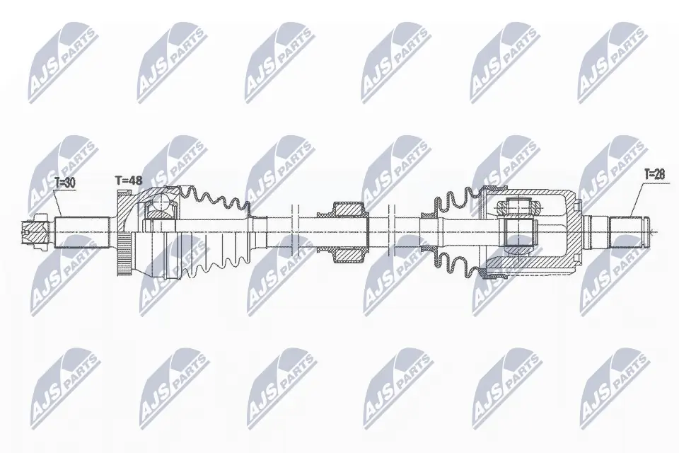 Drive Shaft NPW-HY-577