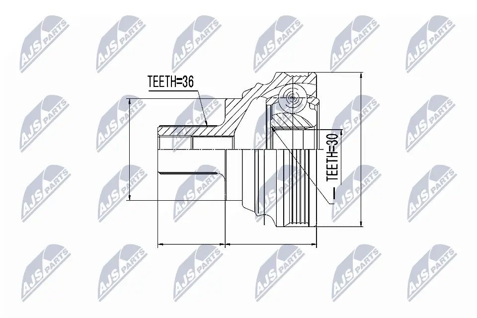 Joint Kit, drive shaft NPZ-VW-030
