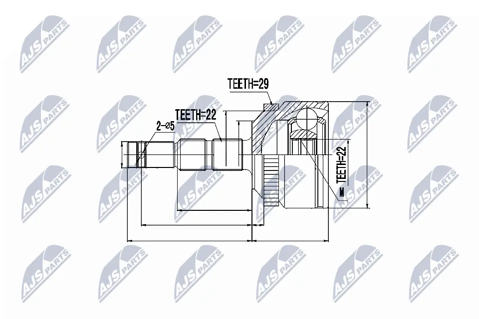 Joint Kit, drive shaft NPZ-PL-034