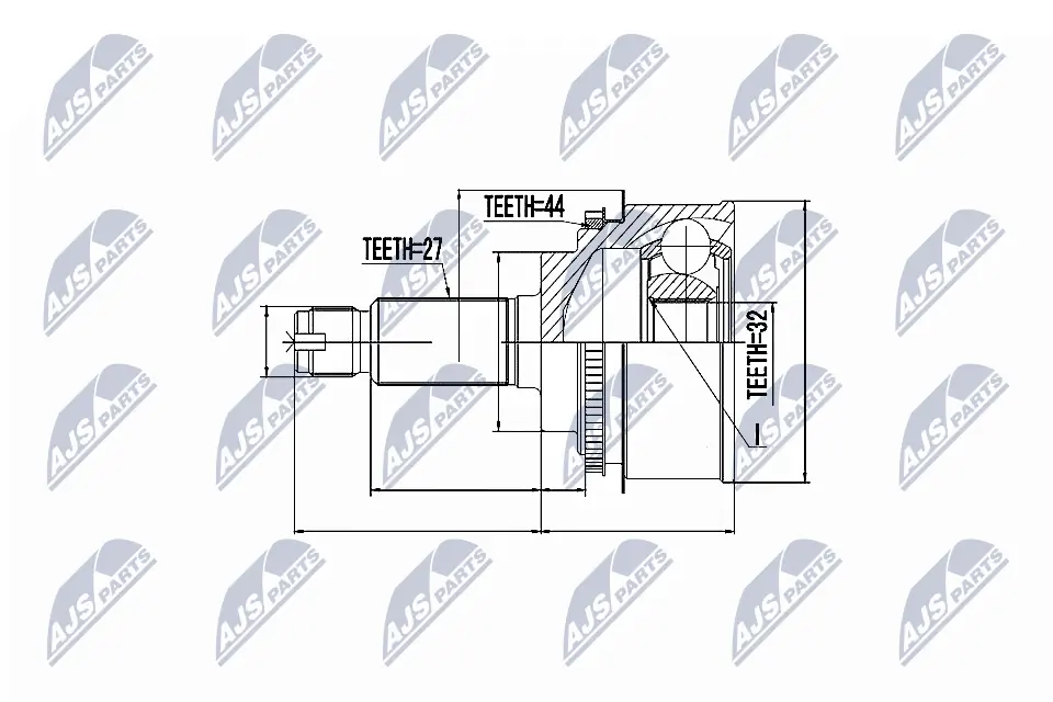 Joint Kit, drive shaft NPZ-SB-012