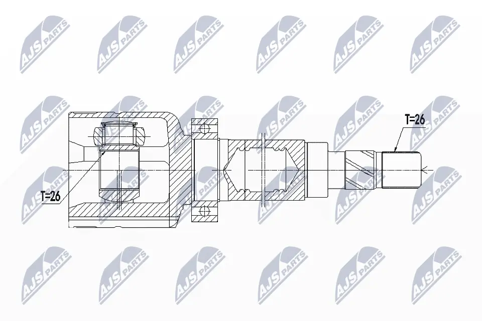Joint Kit, drive shaft NPW-FR-083