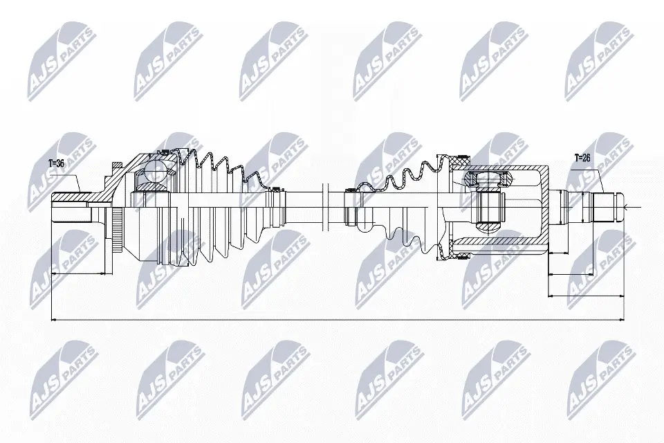 Drive Shaft NPW-VV-045
