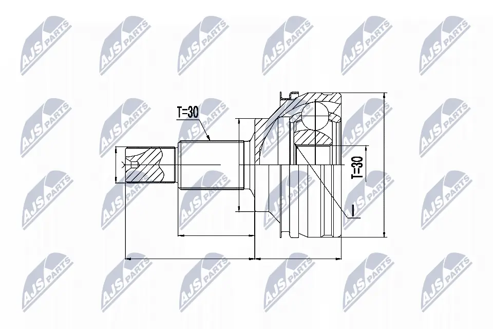 Joint Kit, drive shaft NPZ-TY-074