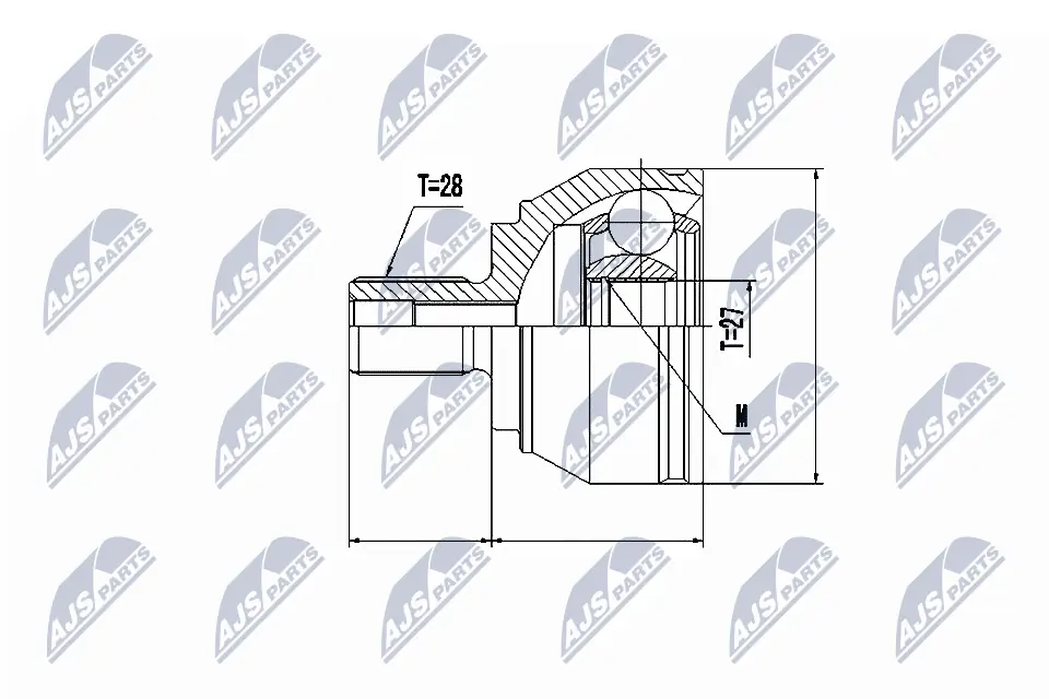 Joint Kit, drive shaft NPZ-VW-037