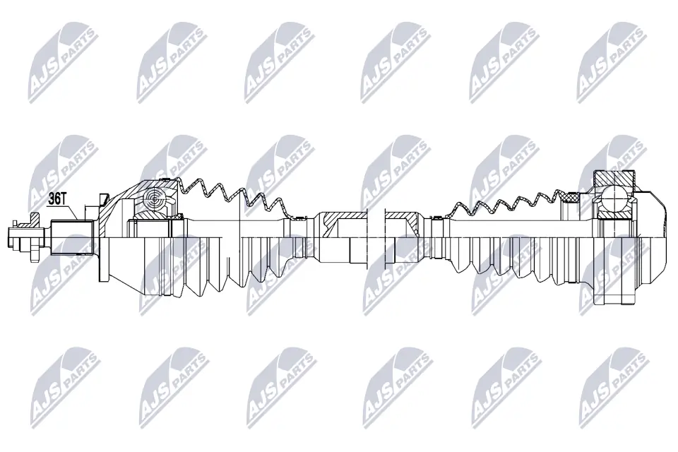 Drive Shaft NPW-VW-205