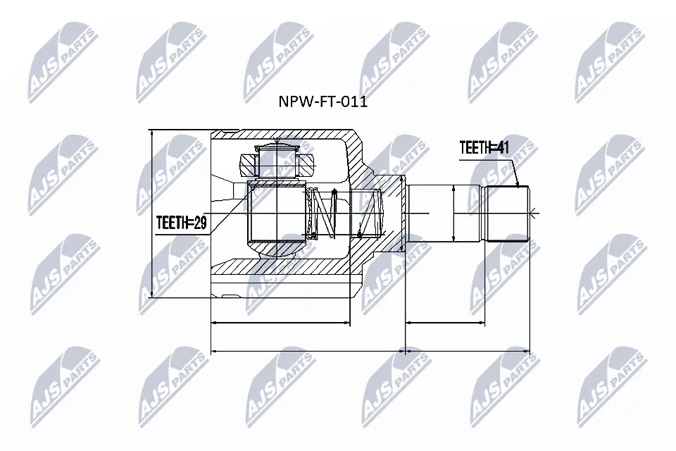 Joint Kit, drive shaft NPW-FT-011