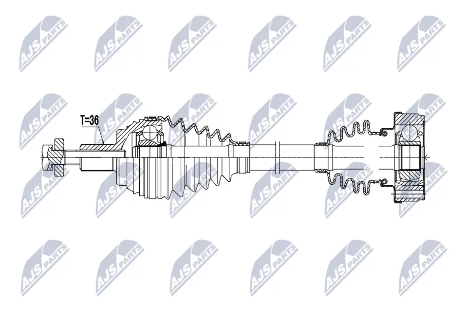 Drive Shaft NPW-AU-106