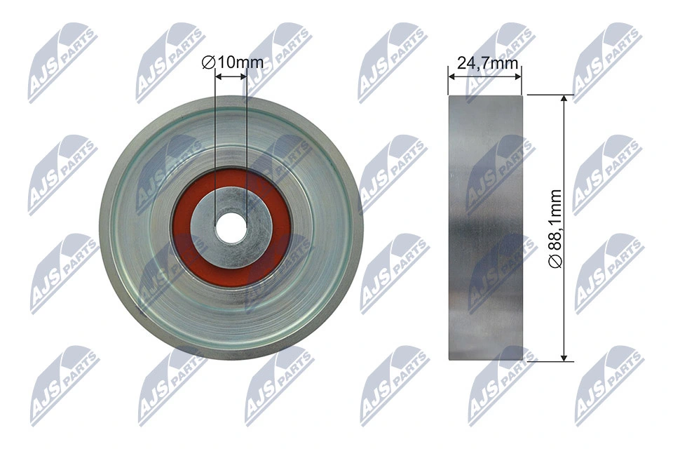 Tensioner Pulley, V-ribbed belt RNK-TY-040