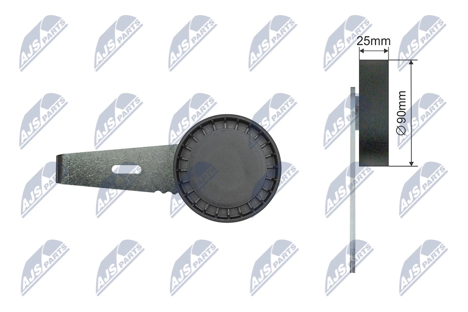 Tensioner Pulley, V-ribbed belt RNK-CT-054