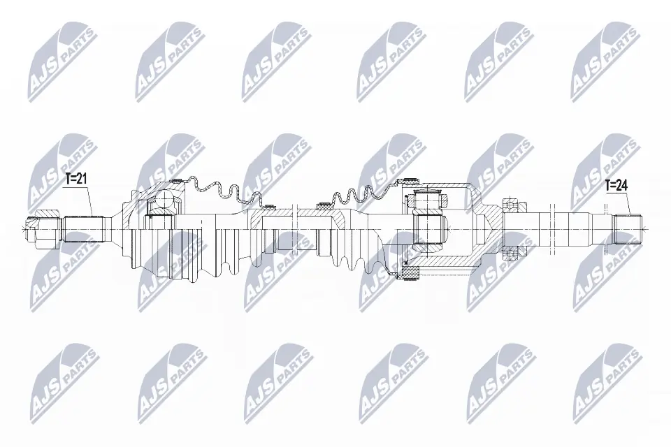 Drive Shaft NPW-PE-047
