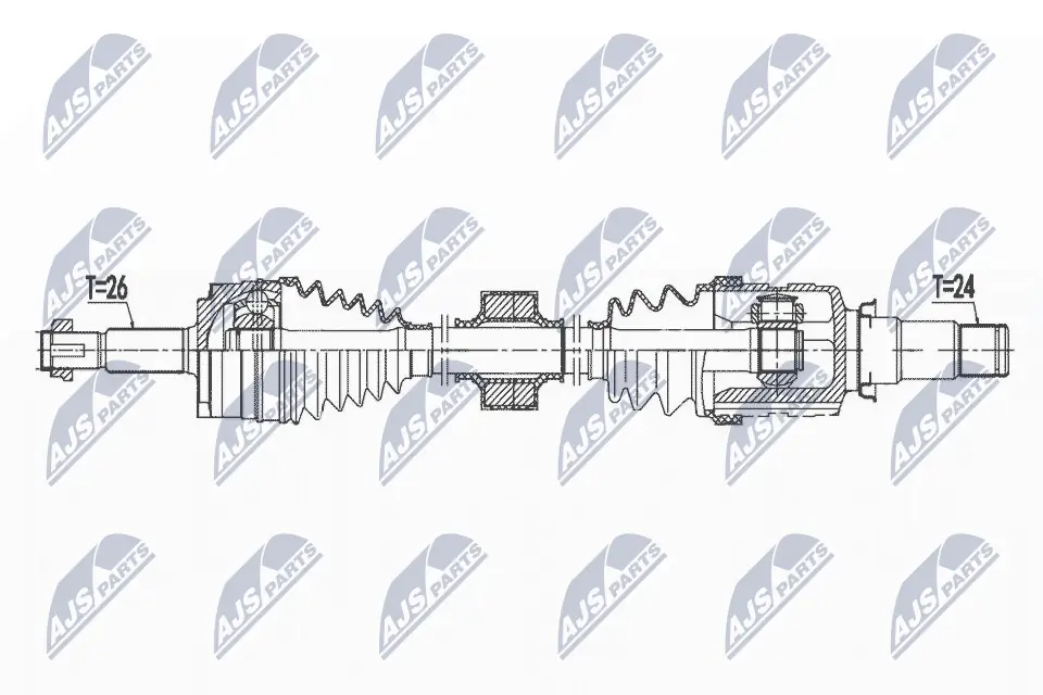 Drive Shaft NPW-TY-169
