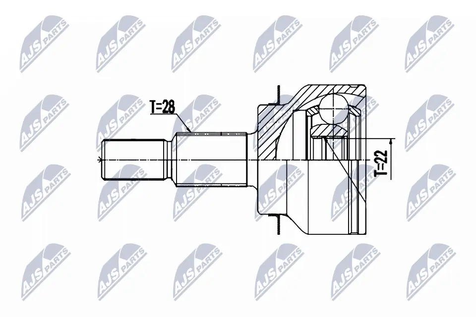 Joint Kit, drive shaft NPZ-MZ-064