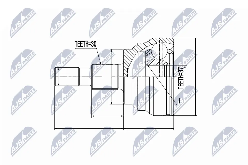 Joint Kit, drive shaft NPZ-ME-014