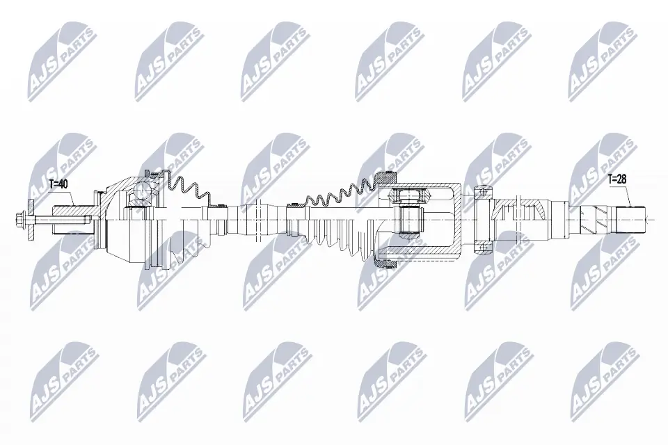 Drive Shaft NPW-FR-094