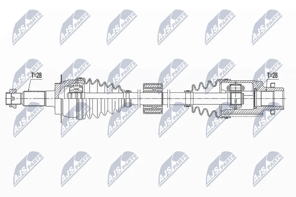 Drive Shaft NPW-SU-035