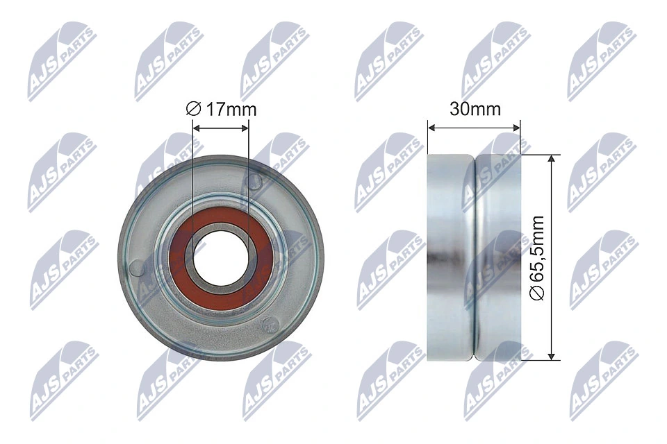 Tensioner Pulley, V-ribbed belt RNK-CH-019