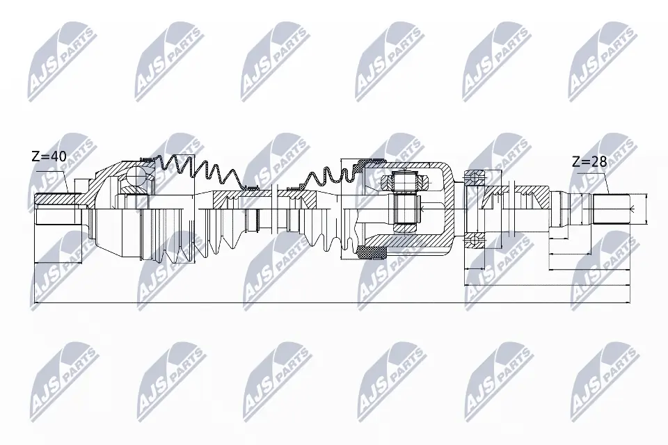 Drive Shaft NPW-VV-044