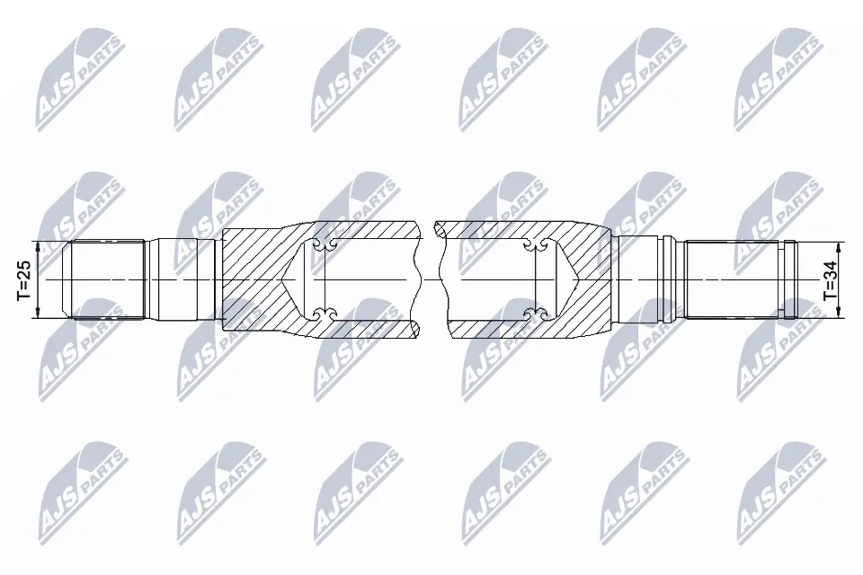 Drive Shaft NWP-PL-003