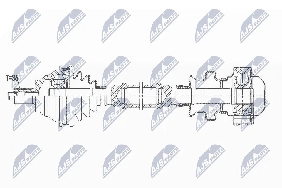 Drive Shaft NPW-VW-164