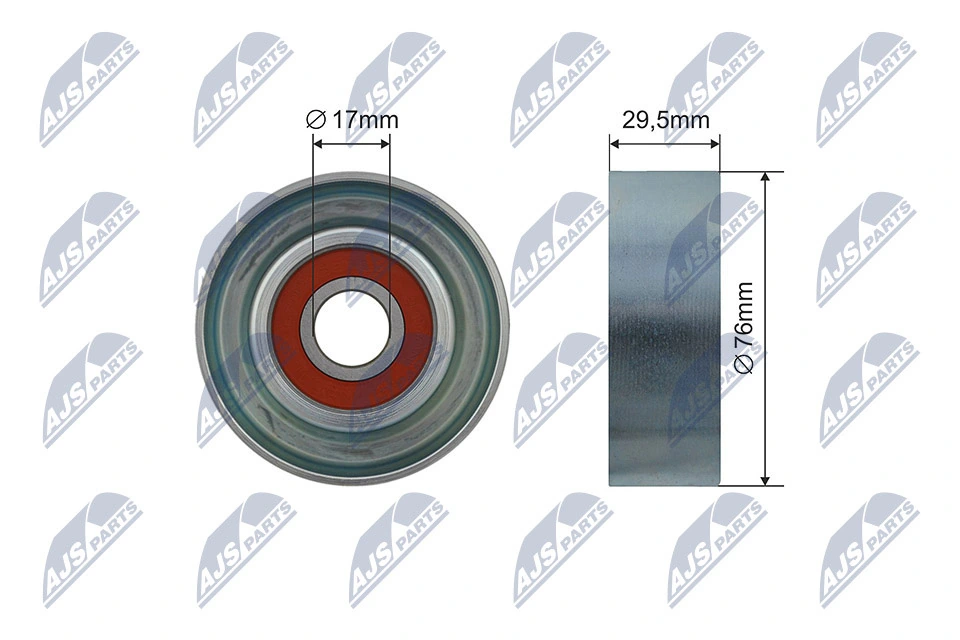 Tensioner Pulley, V-ribbed belt RNK-HD-025