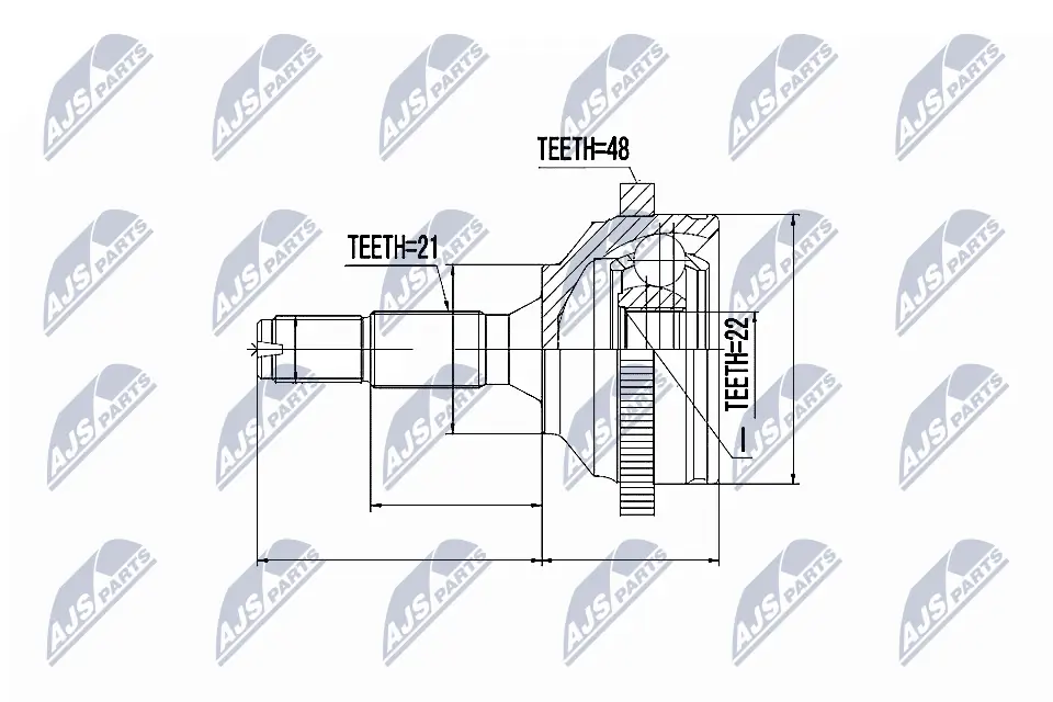 Joint Kit, drive shaft NPZ-PE-020