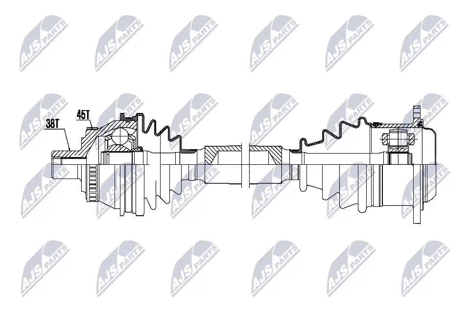 Drive Shaft NPW-AU-102