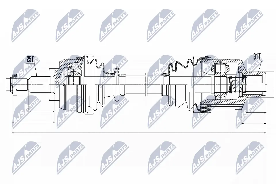Drive Shaft NPW-RE-054