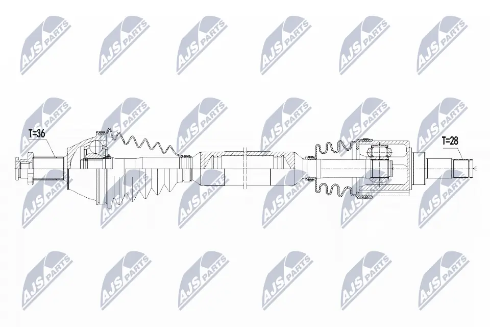 Drive Shaft NPW-VW-071