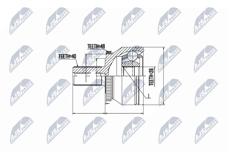 Joint Kit, drive shaft NPZ-VV-019